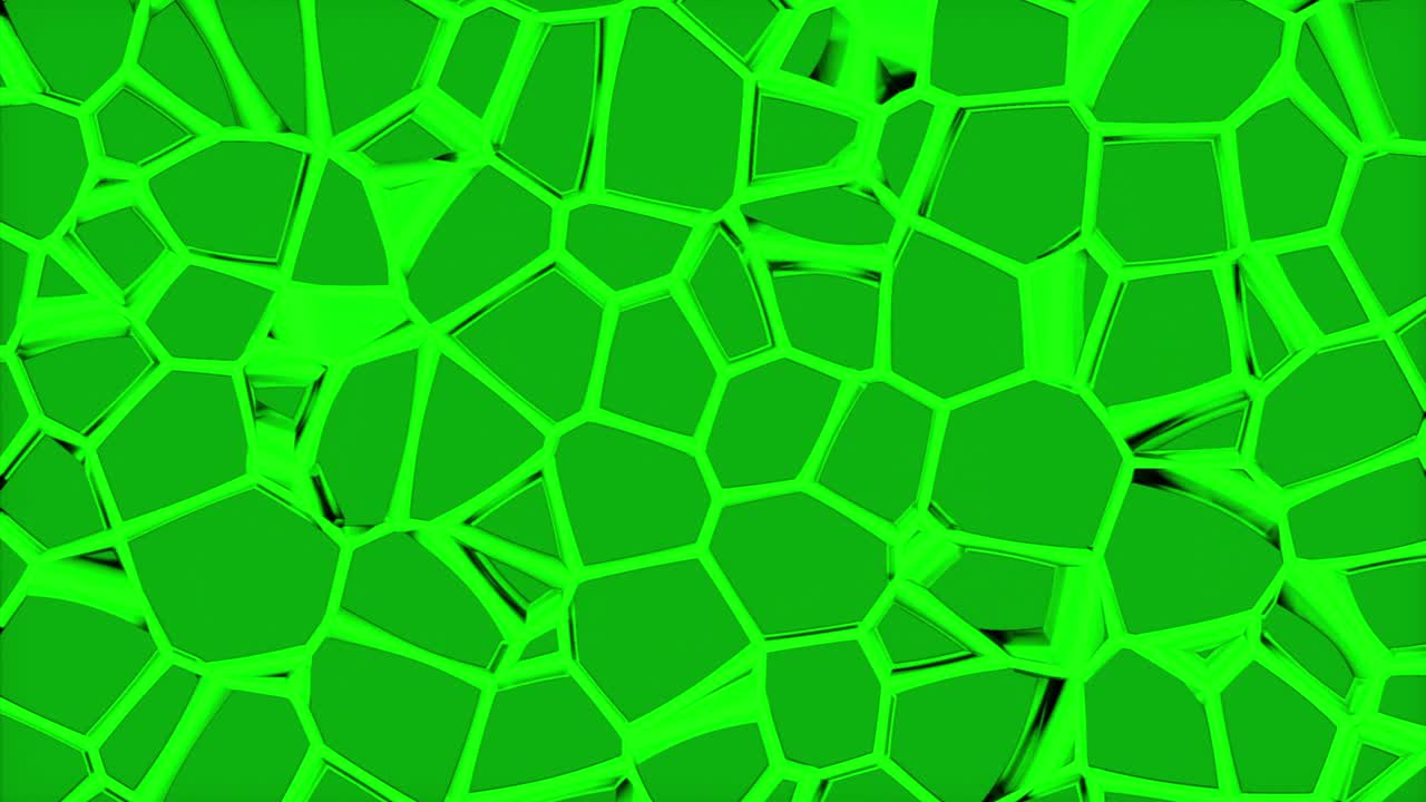 Abstract Green Geometric Pattern Background