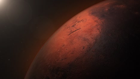 mars planet view