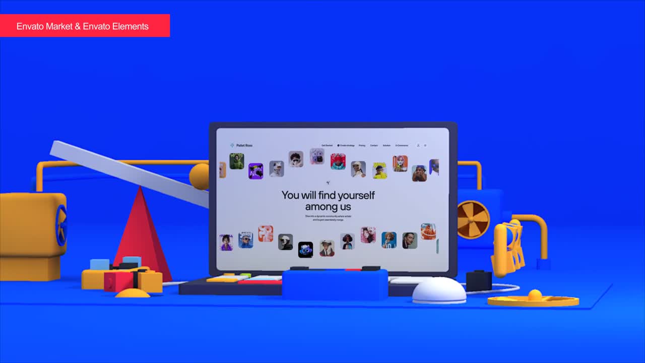 Online Art Marketplace Showcase