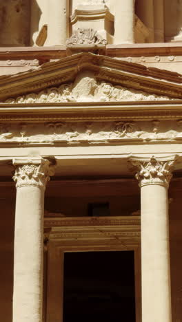 architectural detail of petra, jordan