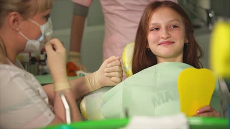 dental appointment with a child patient