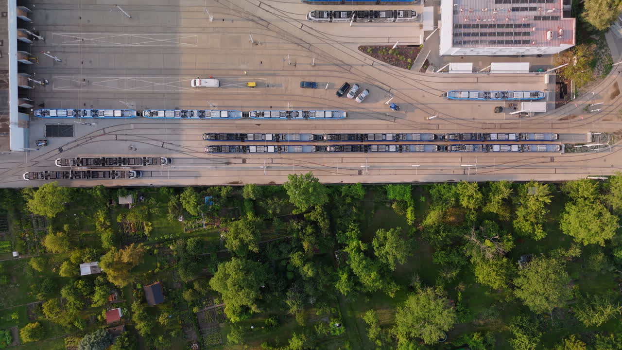 Tram Depot Aerial View