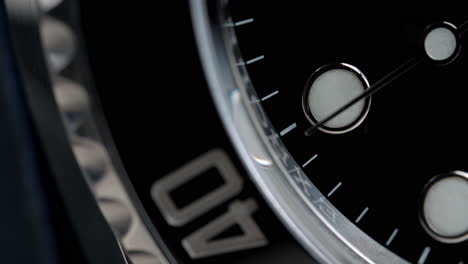 Close-up-of-a-watch-turning-its-hands