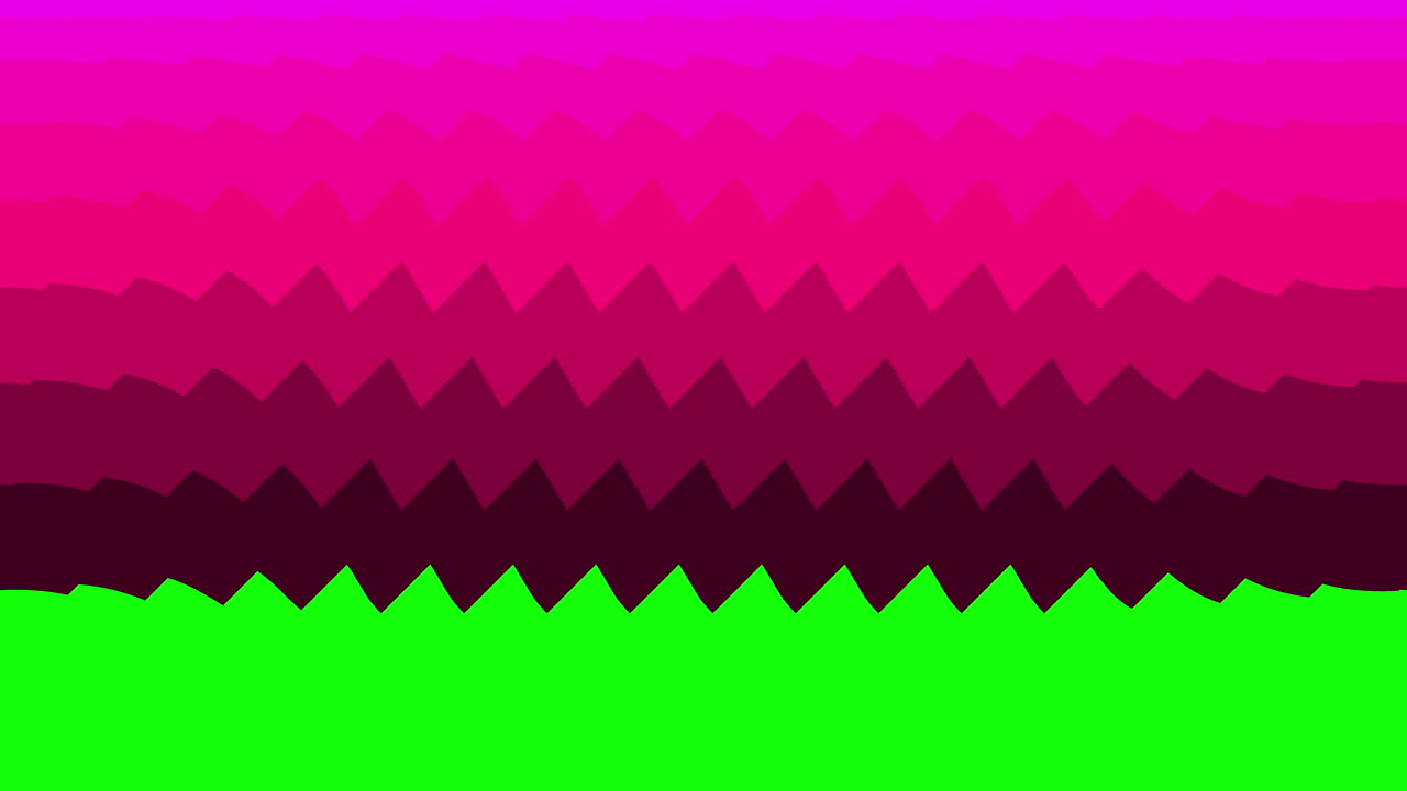 formas rosadas modernas transición en dirección vertical en revelar pantalla verde
