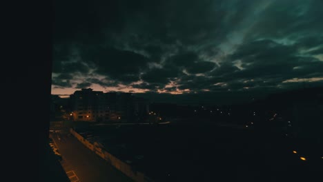sunrise at a building in madeira island, portugal