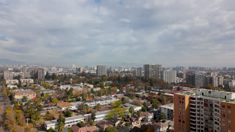 Santiago-De-Chile-Winter-Dämmerung-Wolken