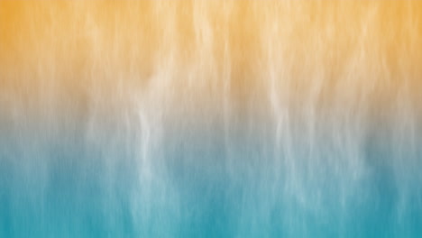 wavy water vapor rising against yellow and blue gradient backdrop