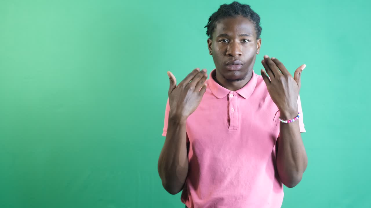 expresión corporal del hombre negro