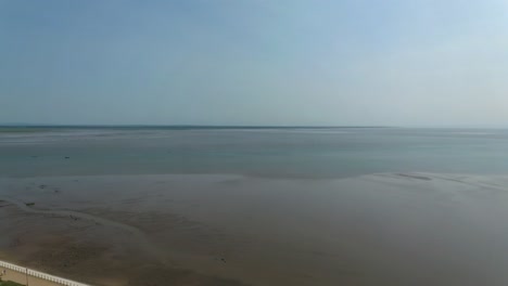 Panoramic shot of Lythem sea front