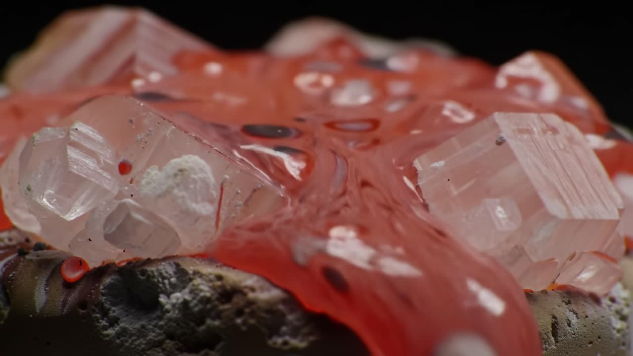 Melting Crystals in a Warm Environment Creates Enchanting Light Patterns at a Workshop