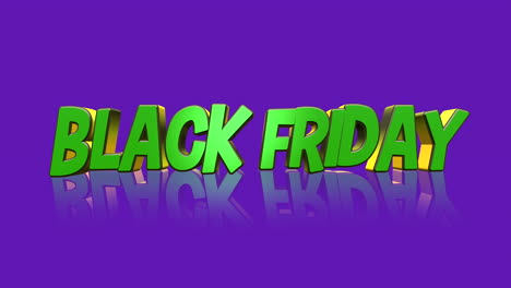 Cartoon-Black-Friday-Text-Auf-Sauberem-Violettem-Farbverlauf