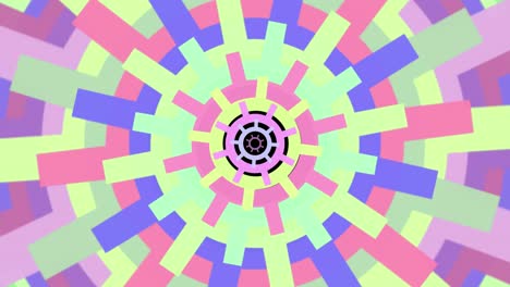 ruedas giratorias de colores fondo gráfico de movimiento