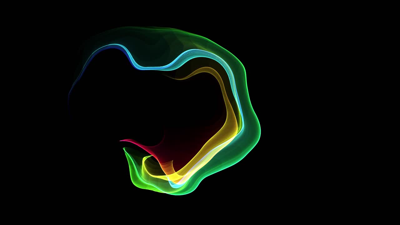 fondo de superposición de amarillo y azul verde neón degradado suave