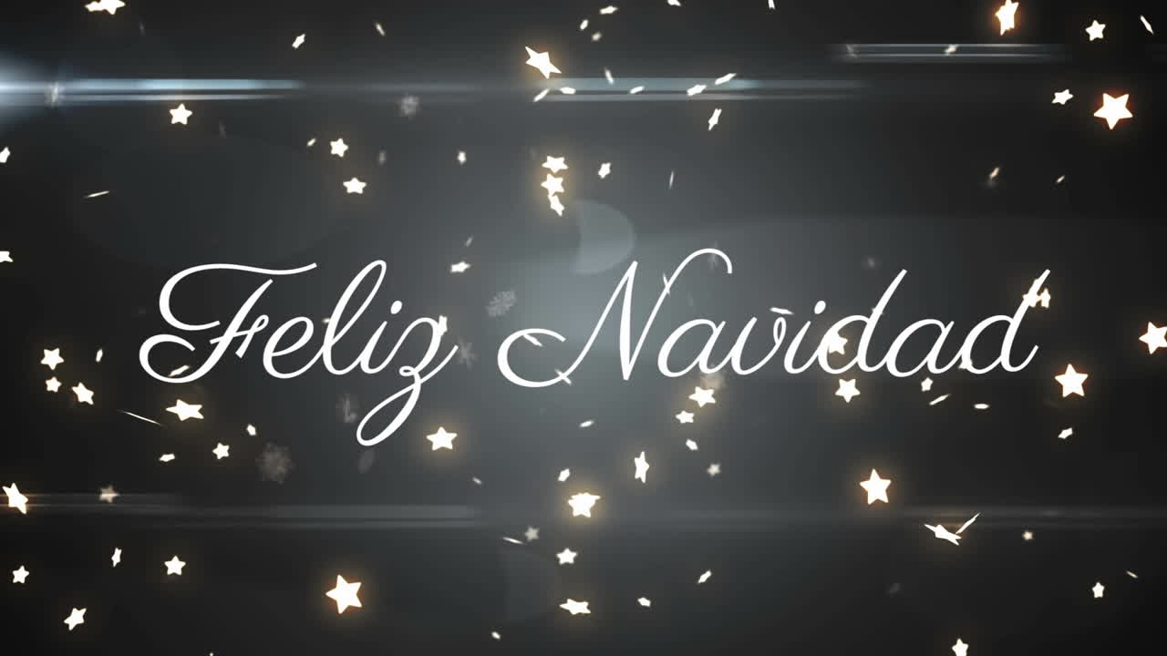 animación de felix navidad felicitaciones de navidad sobre las estrellas brillantes