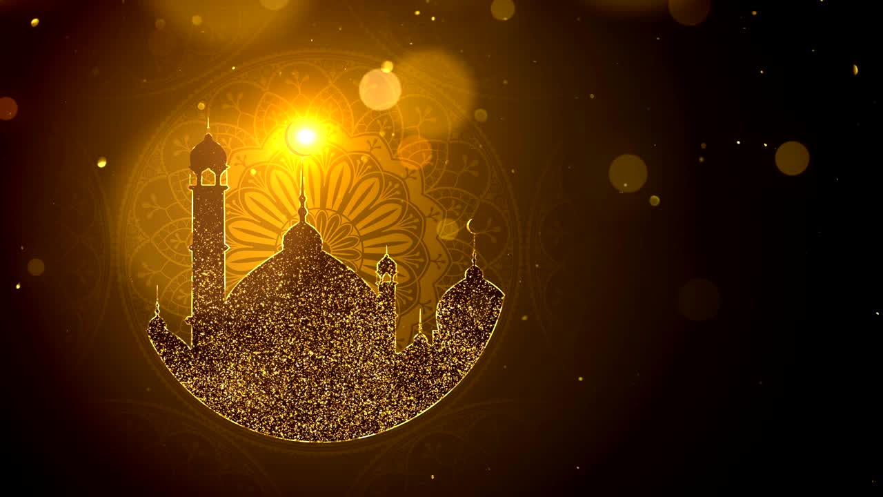 라마단 배경 루프, 금색