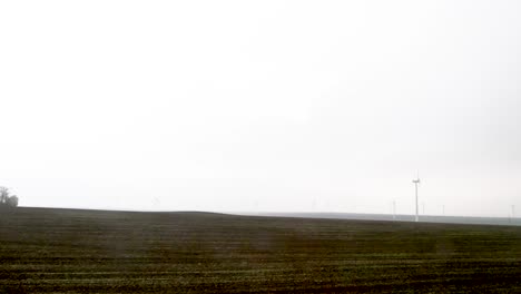 Wind-Generators-in-the-Danube-Plain,-Romania