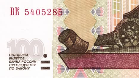 All-Russian-Ruble-Bills-Macro-View-Stop-Motion-Background