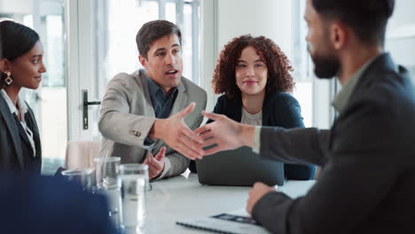 reunión de negocios exitosa