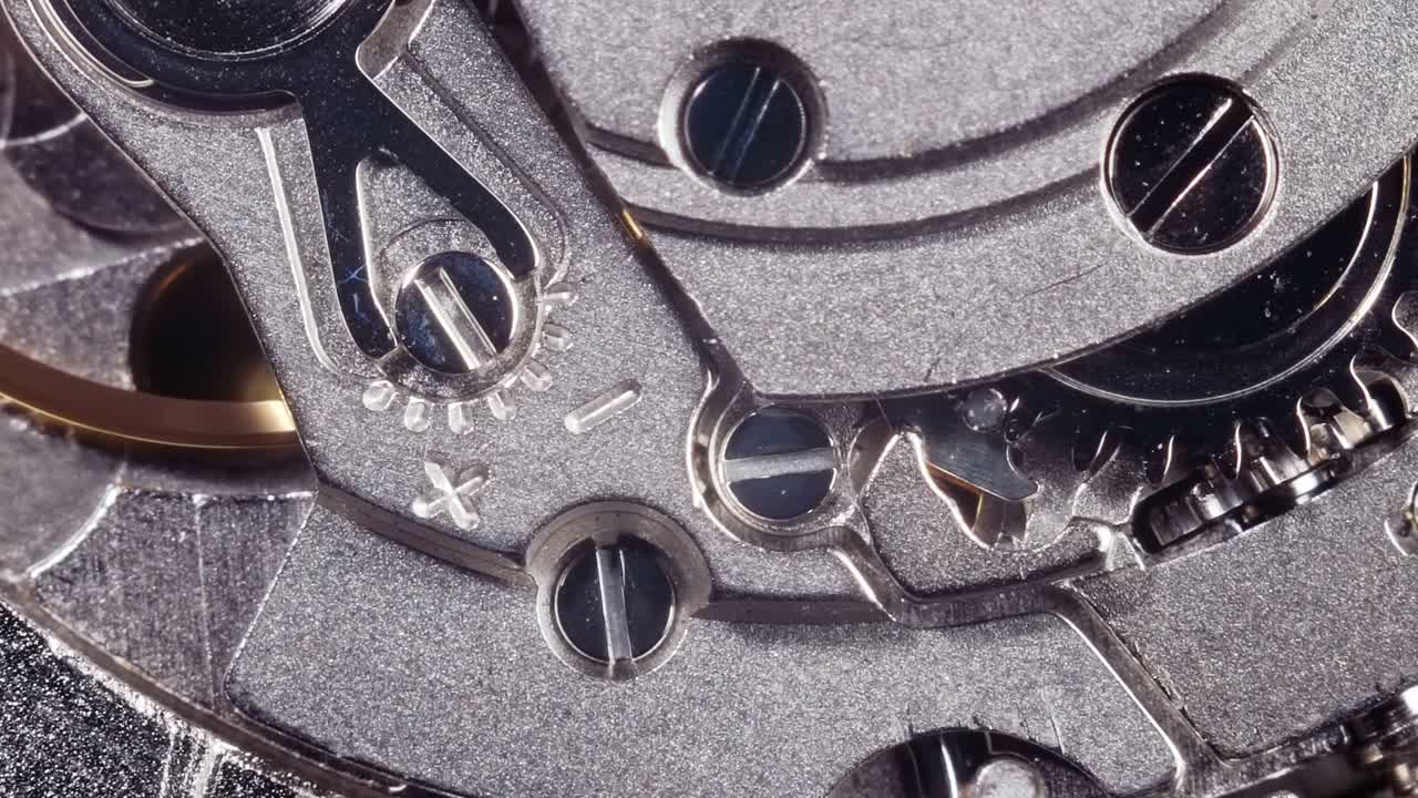 Clockwork of Swiss watches