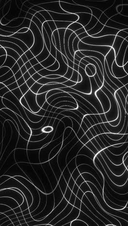 patrón de onda abstracto en blanco y negro