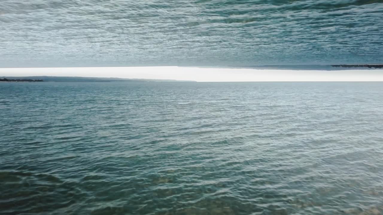 paisaje con vista al océano