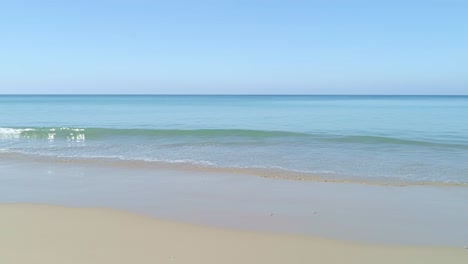 beautiful sea in summer season footage from drone aerial view. amazing sea waves background