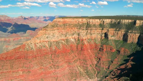 drone aerial shot of the grand canyon in arizona, usa