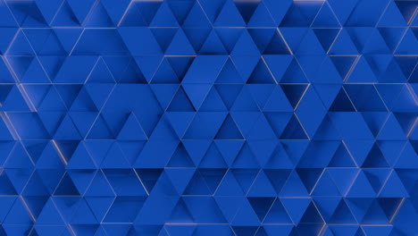 abstract blue triangular geometric pattern background