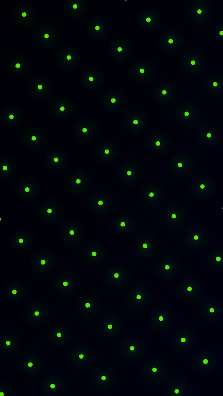 Abstract Green Hexagon Pattern