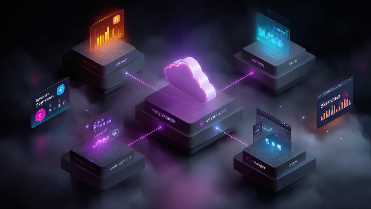 Dynamic Visualization of Cloud Computing Interconnectivity Featuring Data Streams and Interactive Graphs to Illustrate Data Management Processes