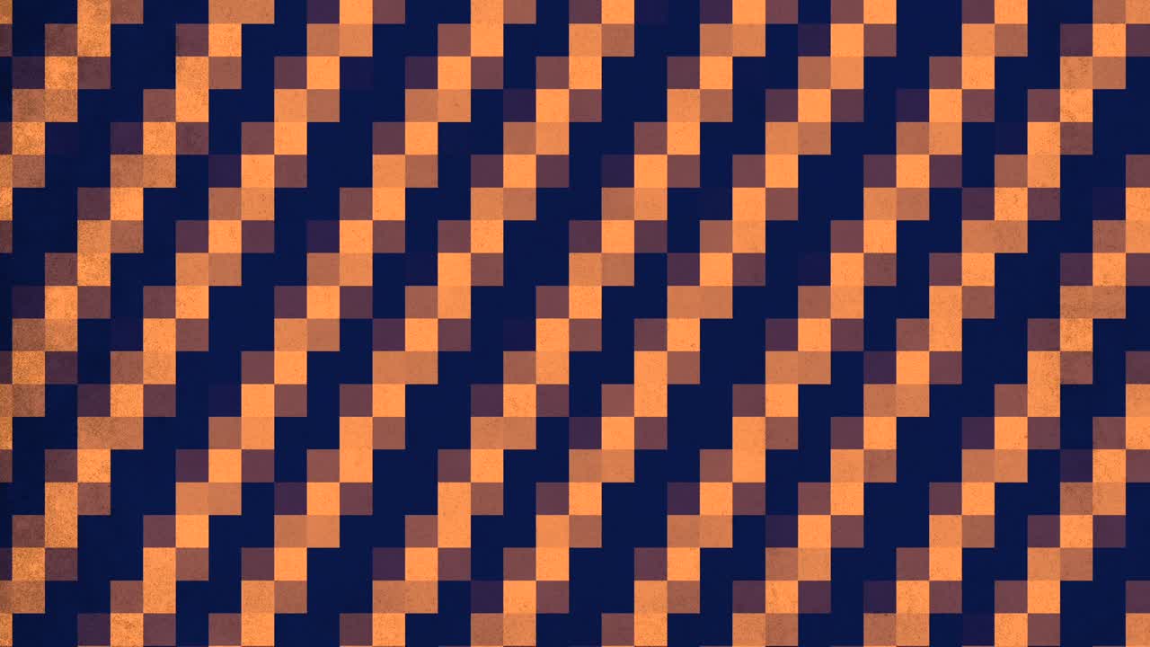 cautivador patrón de tablero de ajedrez azul y naranja con efecto de azulejos