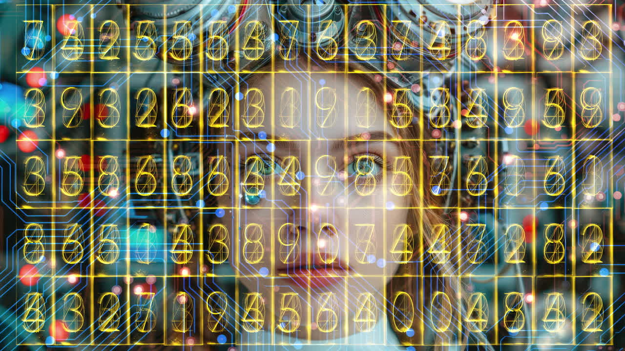 tecnología femenina con auriculares vr en hecho con ai