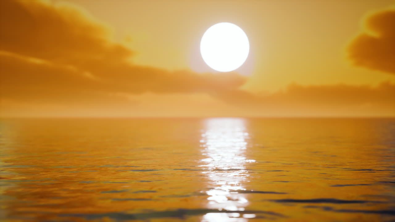 다채로운 밝은  ⁇ 빛이 물 표면에 반사되는 어두운 하늘