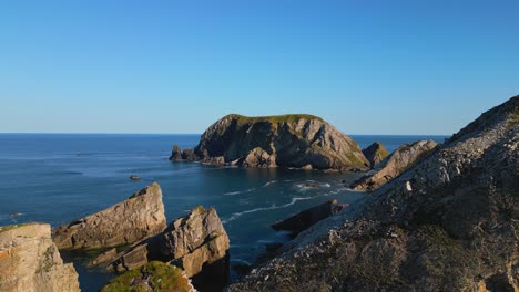 an port cliffs cinematic 4k drone footage co.donegal - ireland 16