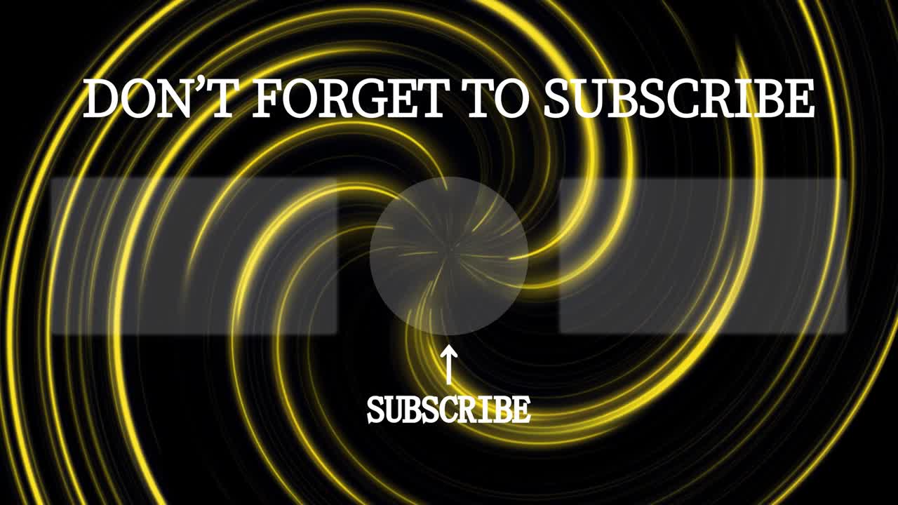 보르텍스 네온 엔드 카드 엔딩 스크린 모션 그래픽