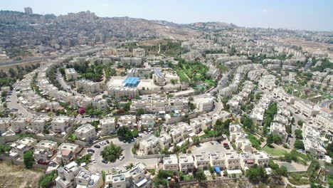aerial view of a sprawling residential area