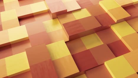 patrón geométrico abstracto con colores naranja, amarillo y rojo
