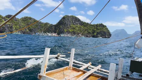 Vídeo-De-Un-Barco-Navegando-Por-Palawan,-Filipinas