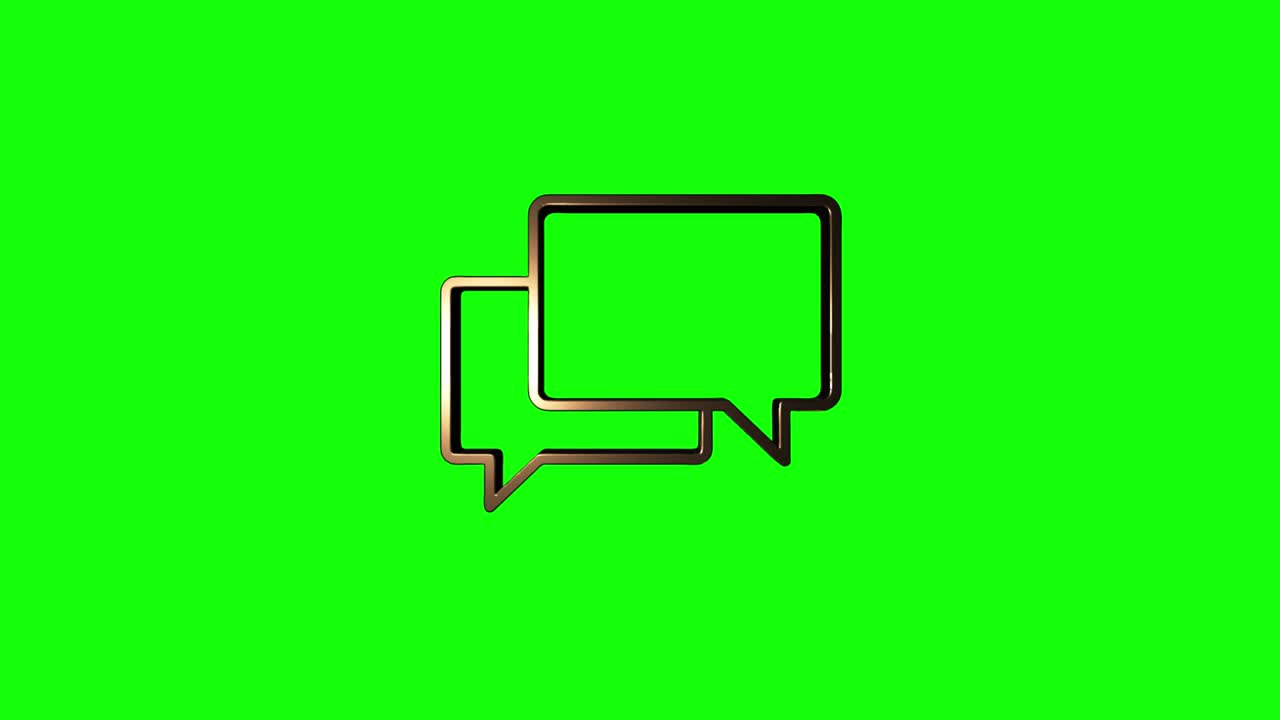 Social media icon design. Outline web icon. Motion graphics.