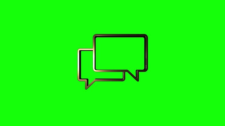 Social media icon design. Outline web icon. Motion graphics.