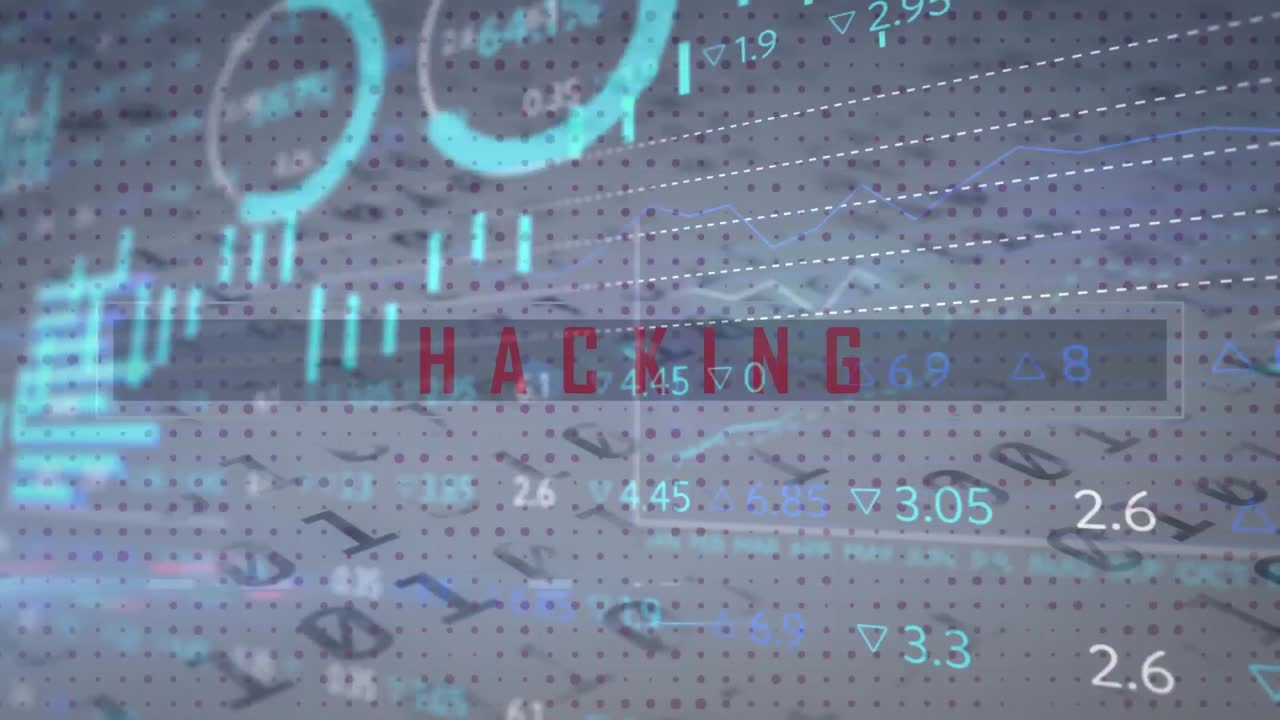 금융 데이터 처리 및 바이너리 코딩에 대한 해킹 텍스트의 애니메이션