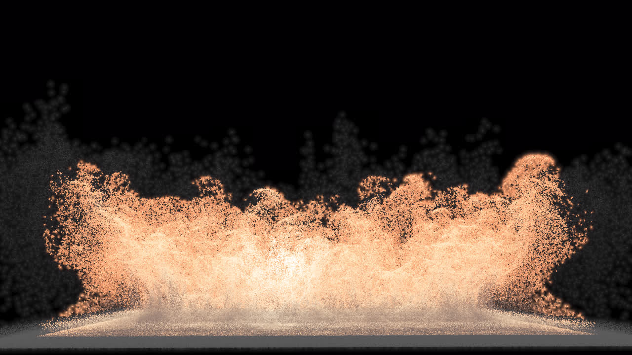 추상적인 폭발 효과