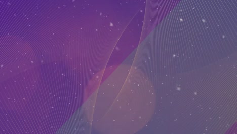 animation of spinning lines with particles