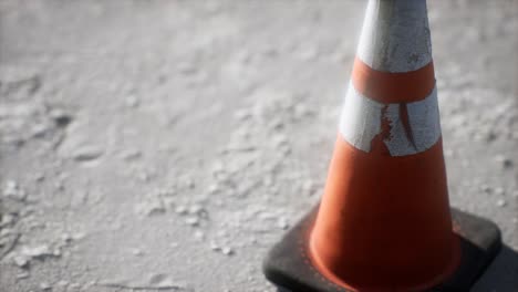 orange-and-white-striped-traffic-cone