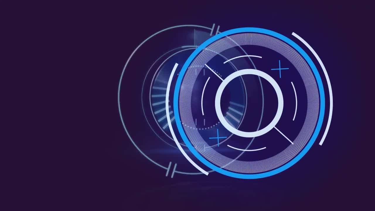 animación del alcance de la exploración sobre un fondo oscuro