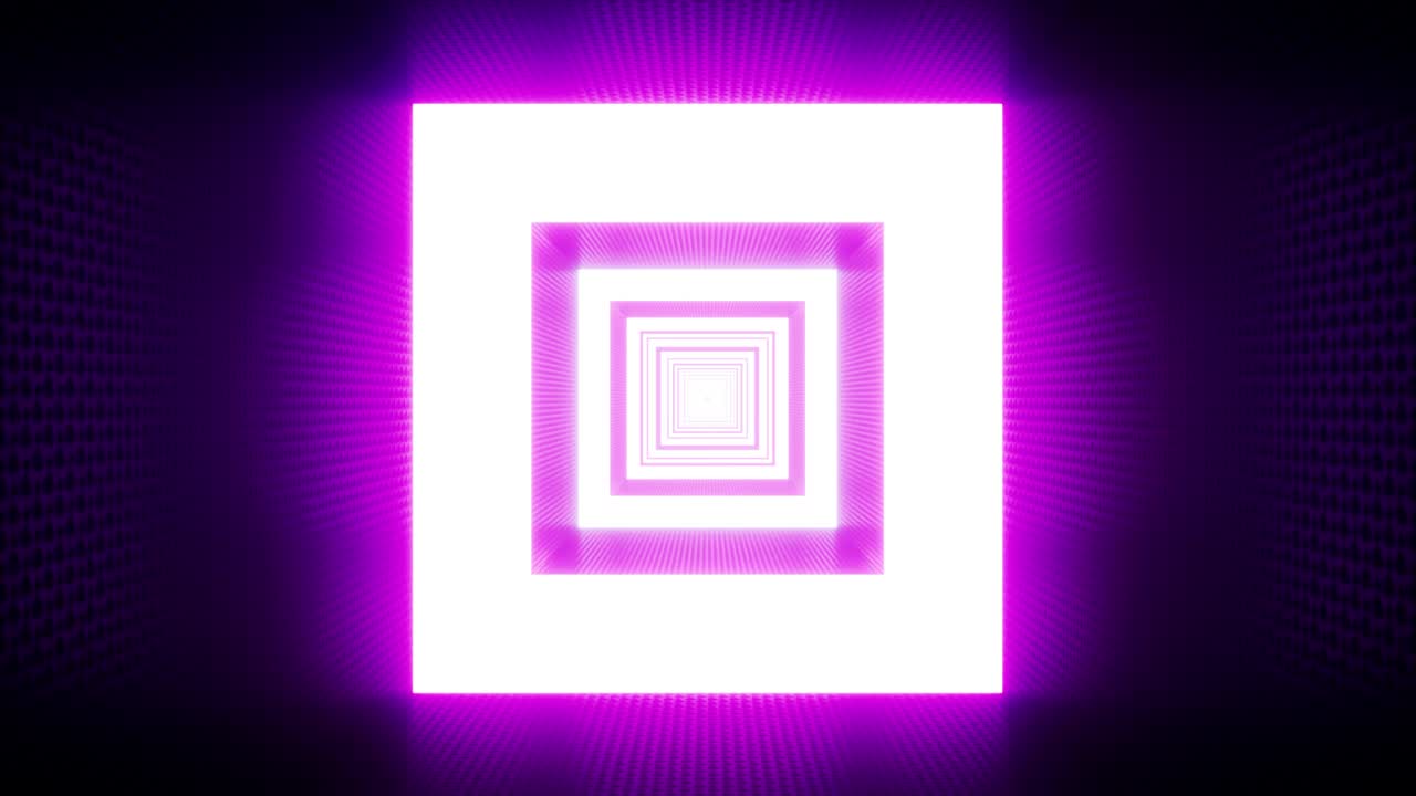 Hypnotic Blinking Light Square VJ Tunnel