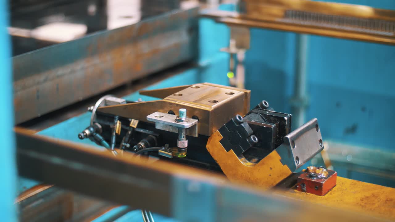 Production metal detail forwashing machine at household appliances factory