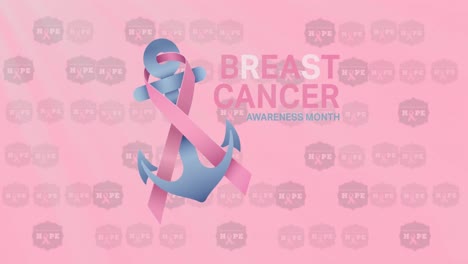 Animation-of-breast-cancer-awareness-text-over-pink-breast-cancer-ribbons