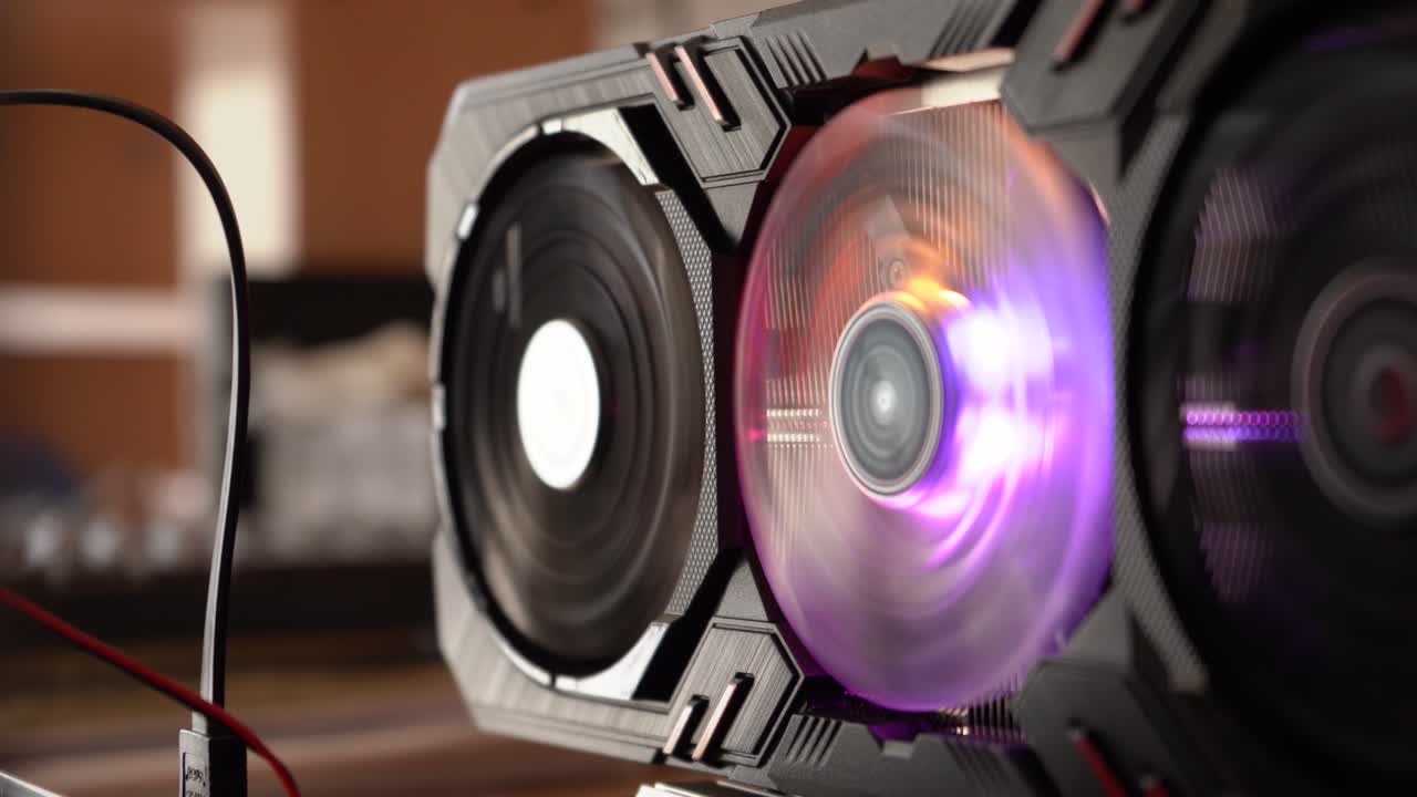 Mining video board GPU running at full speed