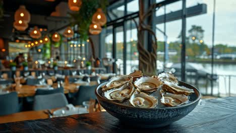 luxurious oyster dining experience